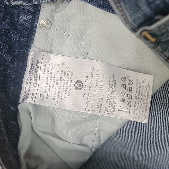 Levis Mid Rise Skinny Jeans Size 6 - Picture 7 of 10